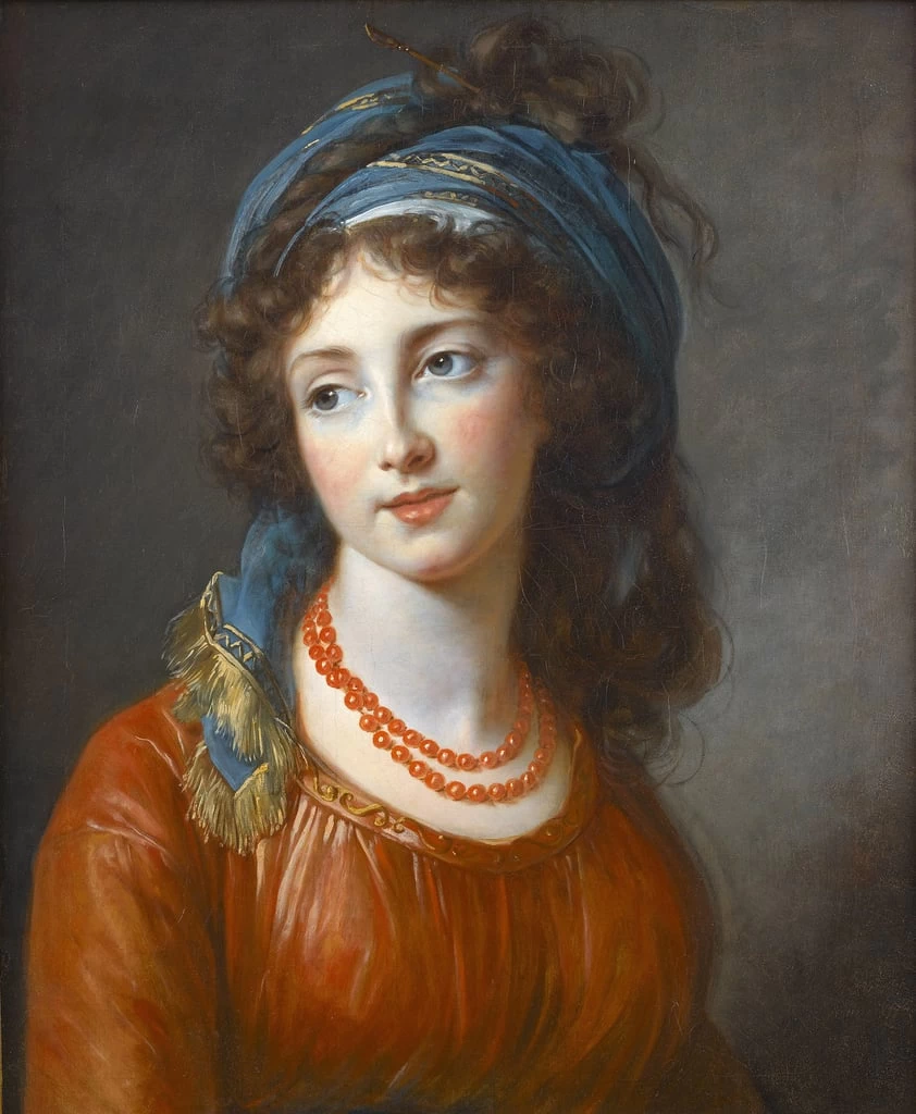 Élisabeth Ritratto di Aglae de Gramont, geb. di Polignac